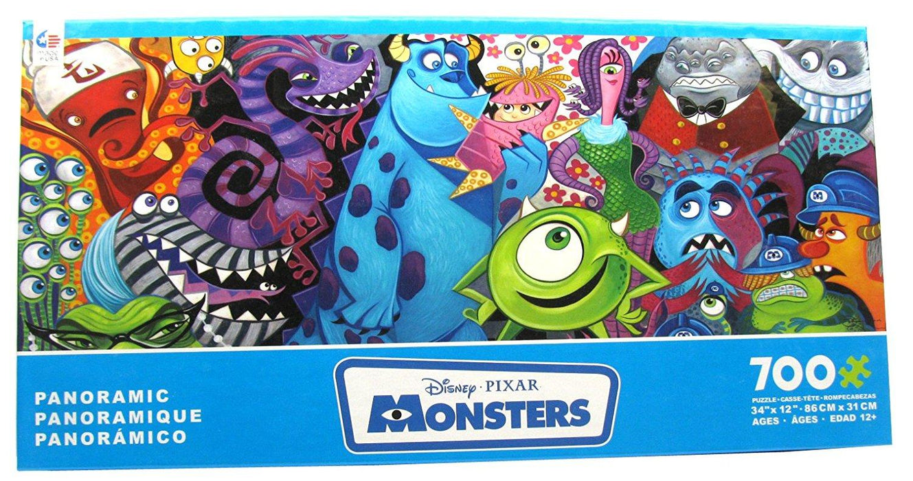 Disney Panoramic 700pc Puzzle Monsters