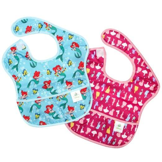 Disney Princess Little Mermaid Super Bib 2 Pack