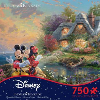 Disney Puzzle -- Mickey Mouse and Minnie Mouse 750 piece