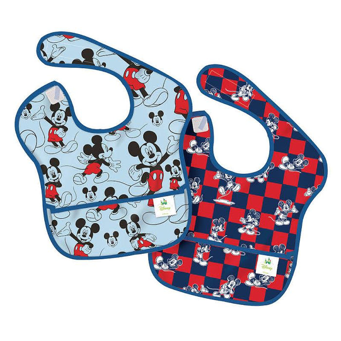 Disney's Mickey Mouse 2pk Superbibs Waterproof
