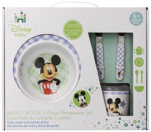 Disney's Mickey Mouse 5pc Dinnerware Set