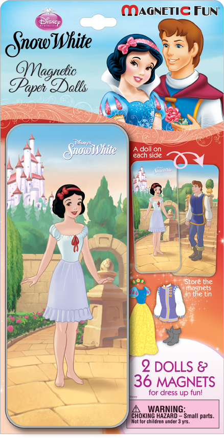 disney princess mini dress up dolls Disney's Princess Paper Doll Mini Tins- Snow White — Adventure Hobbies &  Toys