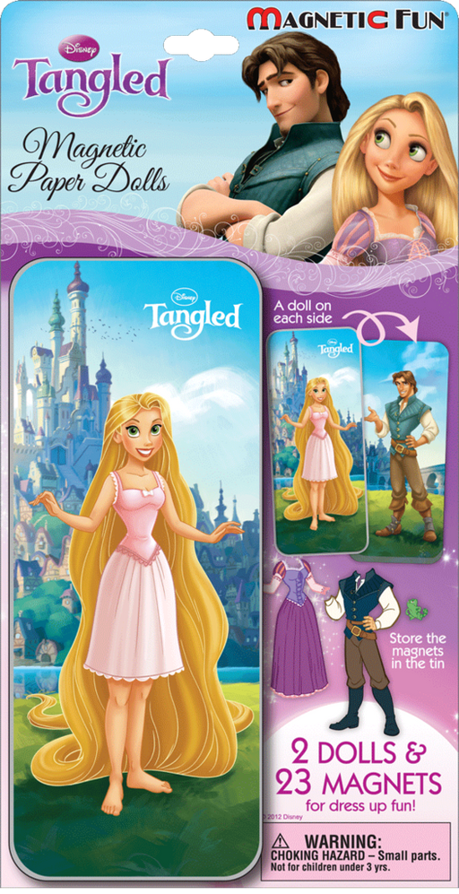 strapless open back dress Disney's Princess Paper Doll Mini Tins- Tangled — Adventure Hobbies & Toys