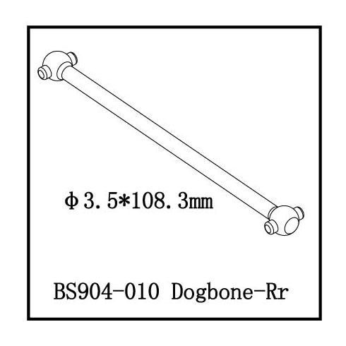 Dogbone-Rr(3.5*108.3mm)