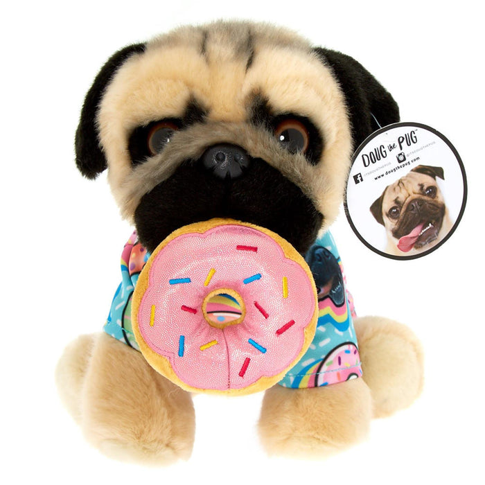 Doug the Pug Donut Plush 9in