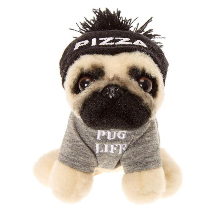 Doug the Pug Pizza Hat 5in