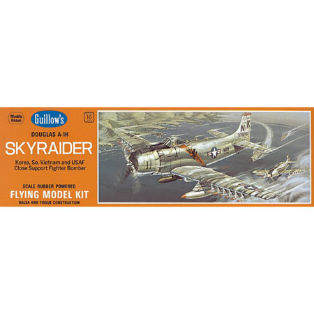 Douglas A1H Skyraider Balsa Airplane Kit