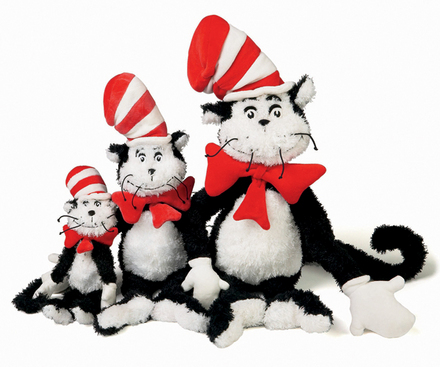 Dr Seuss Can In The Hat Medium Plush Toy