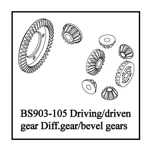 Driving/Driven Gear, Diff.Gear/Bevel Gears ~