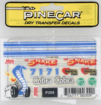 Dry Transfer Decals, Cobra