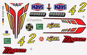 Dry Transfer Decals, Magnum