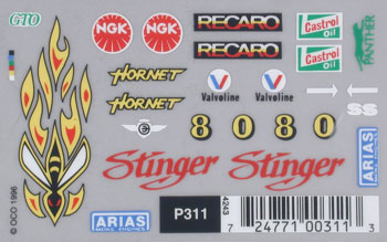 Dry Transfer Decals, Stinger Decal