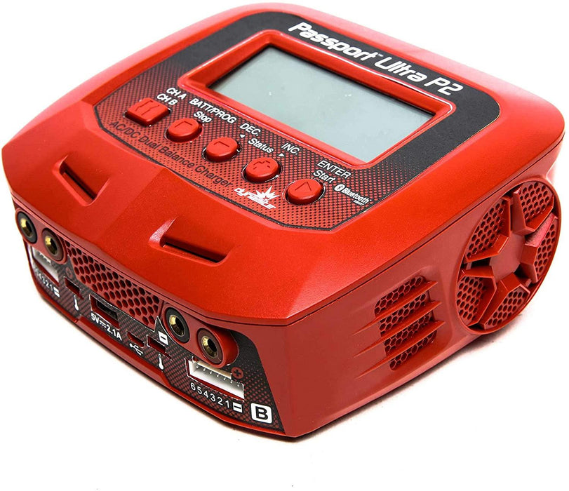 Dynamite Passport P2 100W AC/DC 2-Port Multicharger with Bluetooth Connectivity,