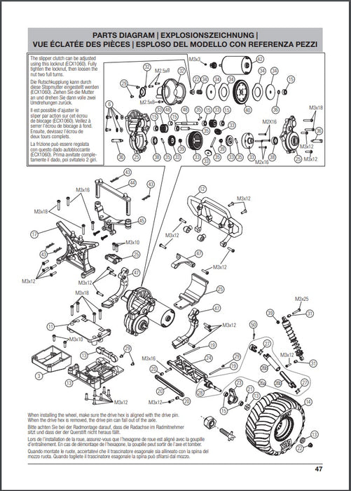 1:10 ECX Amp Crush MT 2WD Blue RTR