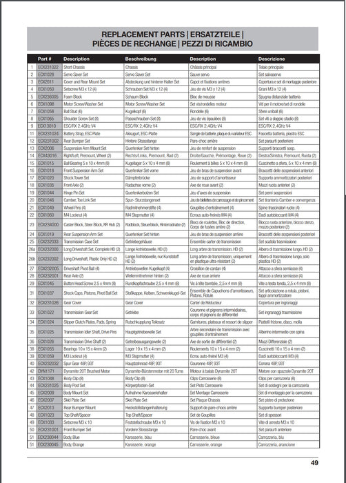 1:10 ECX Amp Crush MT 2WD Blue RTR