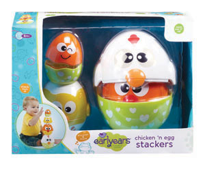 Early Years Chicken and Egg Stackers