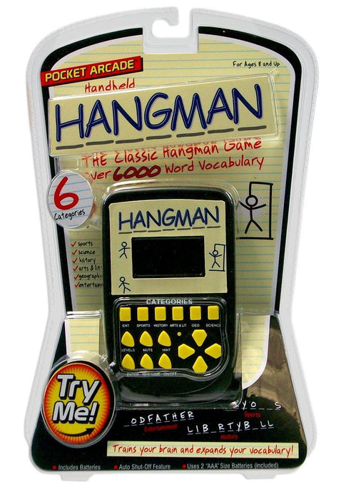 Electronic Hangman Handheld Game
