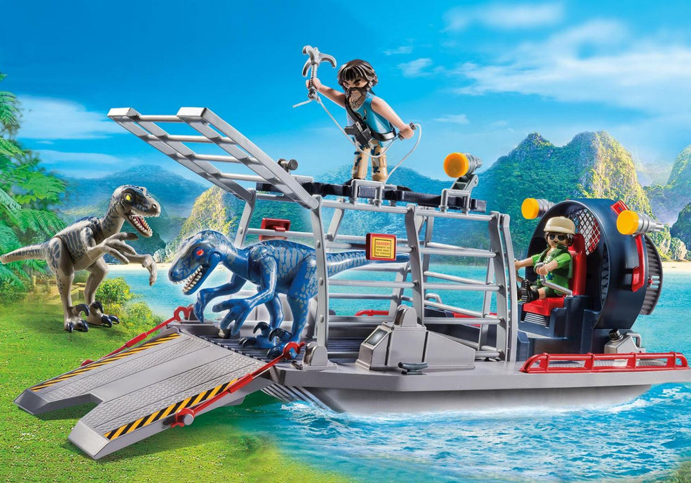 Enemy Airboat with Raptors