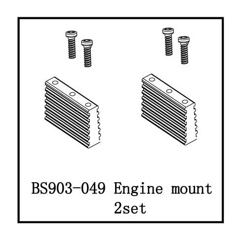 Engine Mount with Screws