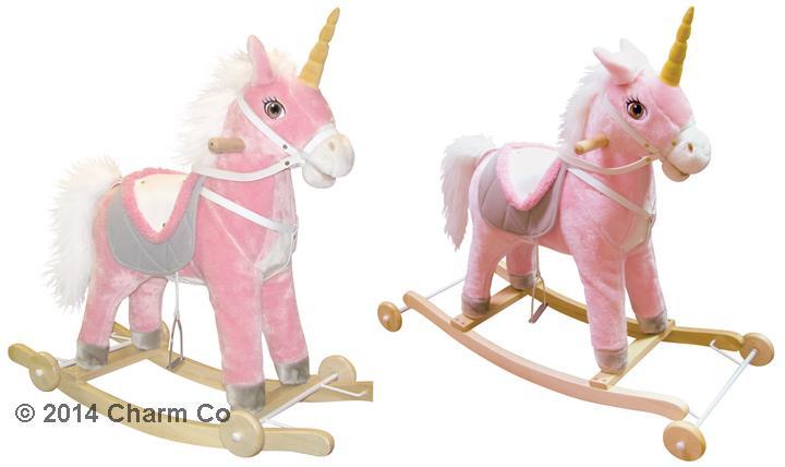 Eunice Unicorn Rocker on Wheels