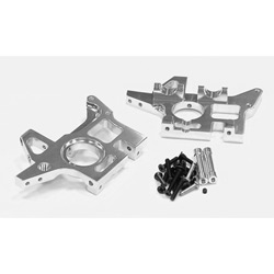 Evo5 Front Bulkhead, Slvr: T/E