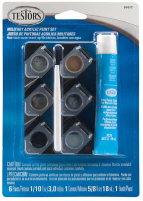 Military Colors Paint Pot Set