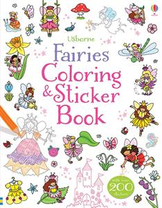 Fairies Coloring & Sticker Book