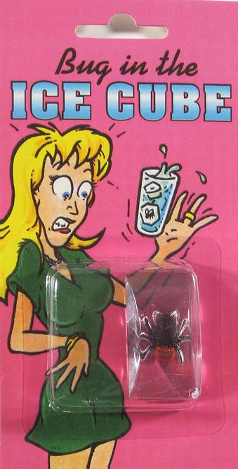 Fake Ice Cube with  Bug