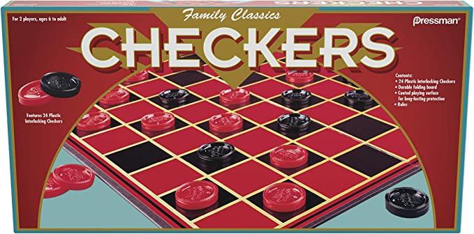 Family Classic Checkers Game