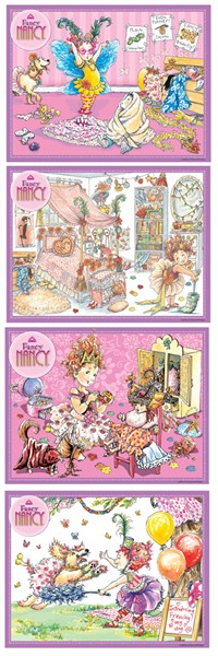 Fancy Nancy Glitter Puzzle Ast