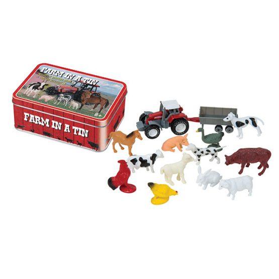 Farm-In-A-Tin Play Set
