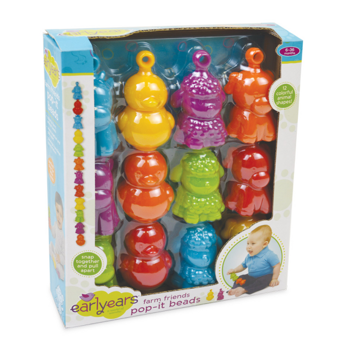 Farm Friends Pop-It Beads