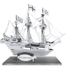 Fascinations Metal Works Golden Hind Sailing Ship