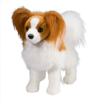Feathers Papillion Stuffed Animal