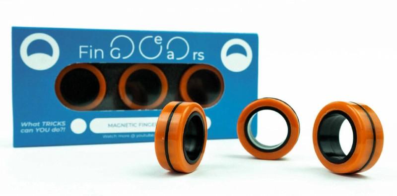 Finger Gears - Orange-Black LARGE