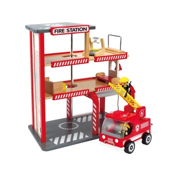 Fire Station by Hape HAP3007 Adventure Hobbies Toys