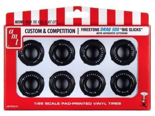 Firestone Drag 500 Big Slicks 1/25 Scale Vinyle Tires