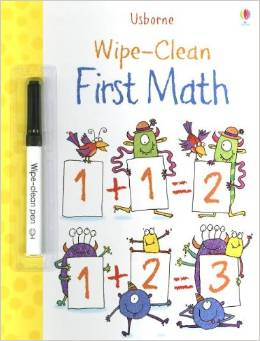First Math Wipe-Clean Book