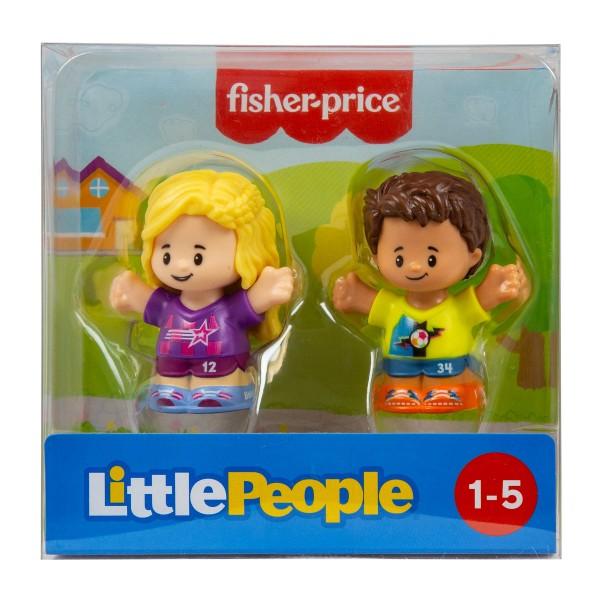 Fisher Price Little People 2 Pack - Soccer Girl and Boy