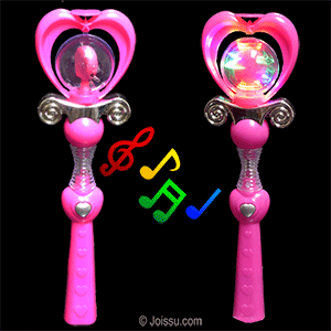 Flashing Pink Heart Wand