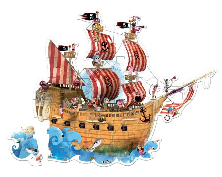 Floor Puzzle - Pirate Ship