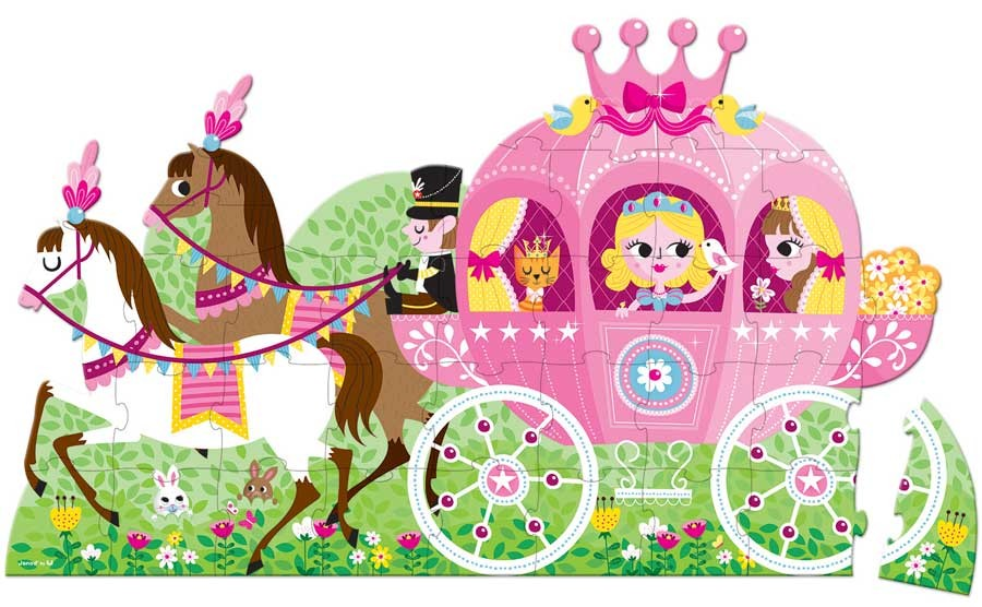 Floor Puzzle - Princess' Coach