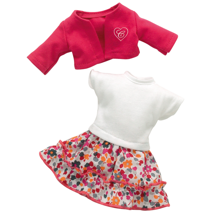 Flowered Skirt Set