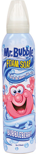Foam Soap for Mr Bubble 8 Oz- BUBBLEBERRY