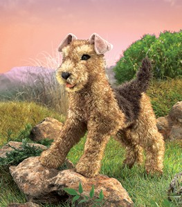 Folkmanis Airdale Terrier Puppet