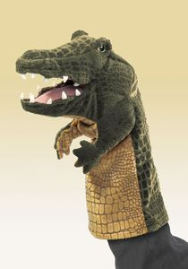 Folkmanis Crocodile Stage PuppetHand Puppet