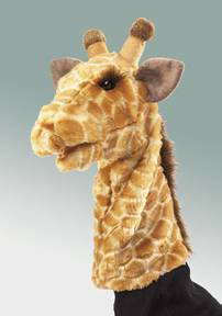 Folkmanis Giraffe Stage Puppet