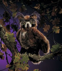 Folkmanis Great Horned Owl and Puppet