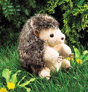 Folkmanis Hedgehog Hand Puppet