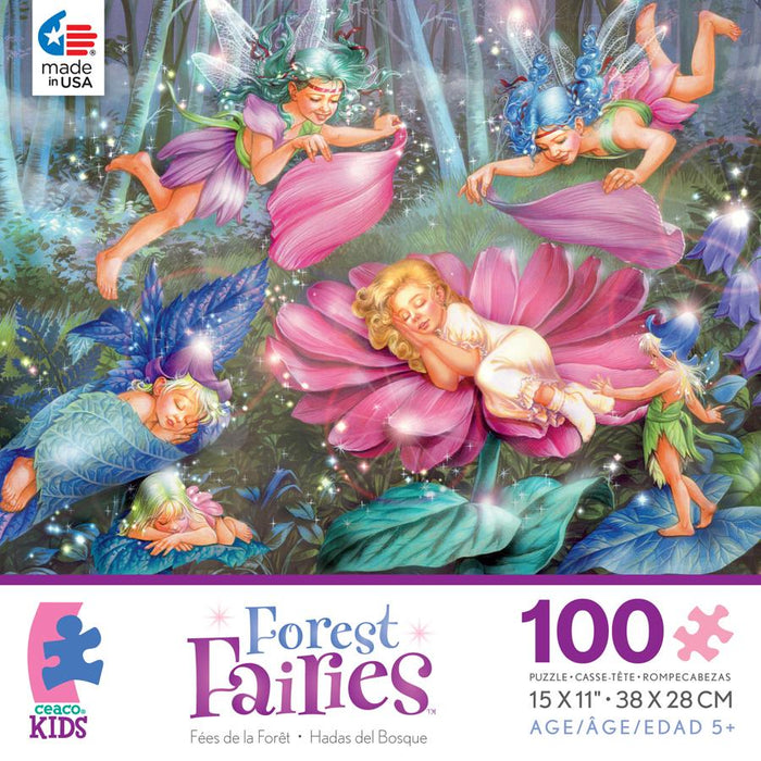 Forest Fairies Evening Fairies 100 pc Puzzle